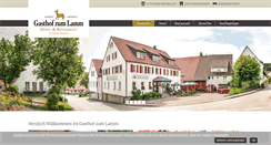 Desktop Screenshot of lamm-gomadingen.de